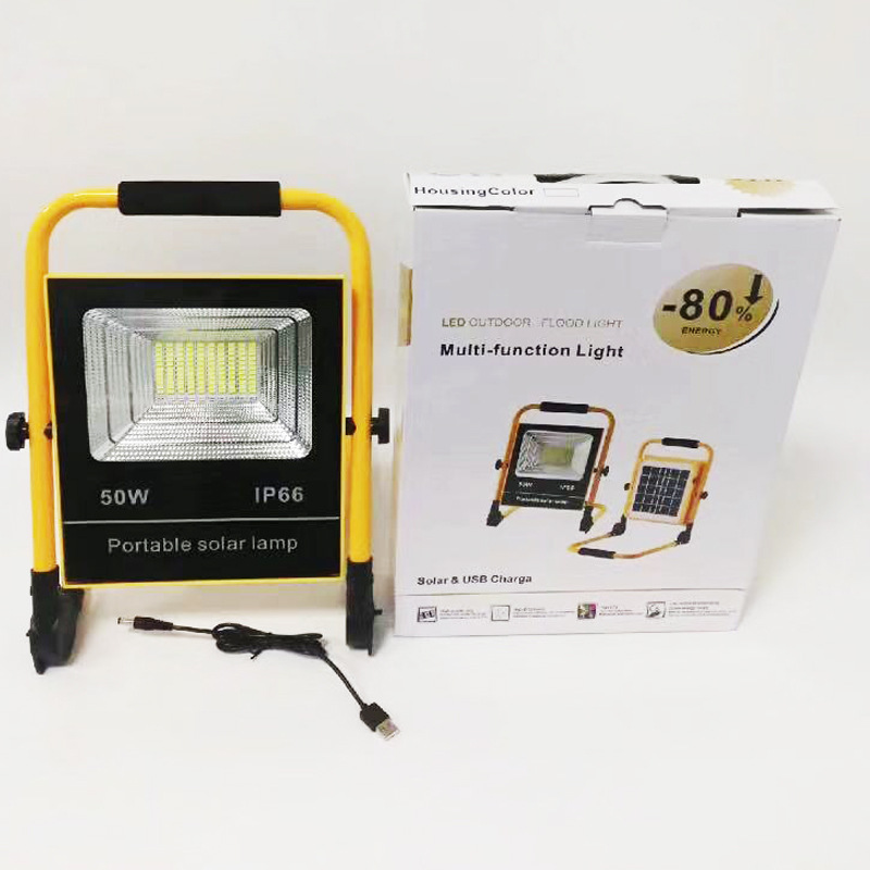 Portable solar work floodlight — product information 9