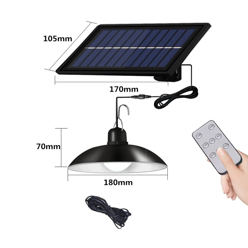 Solar ceiling light with remote control — product information 9