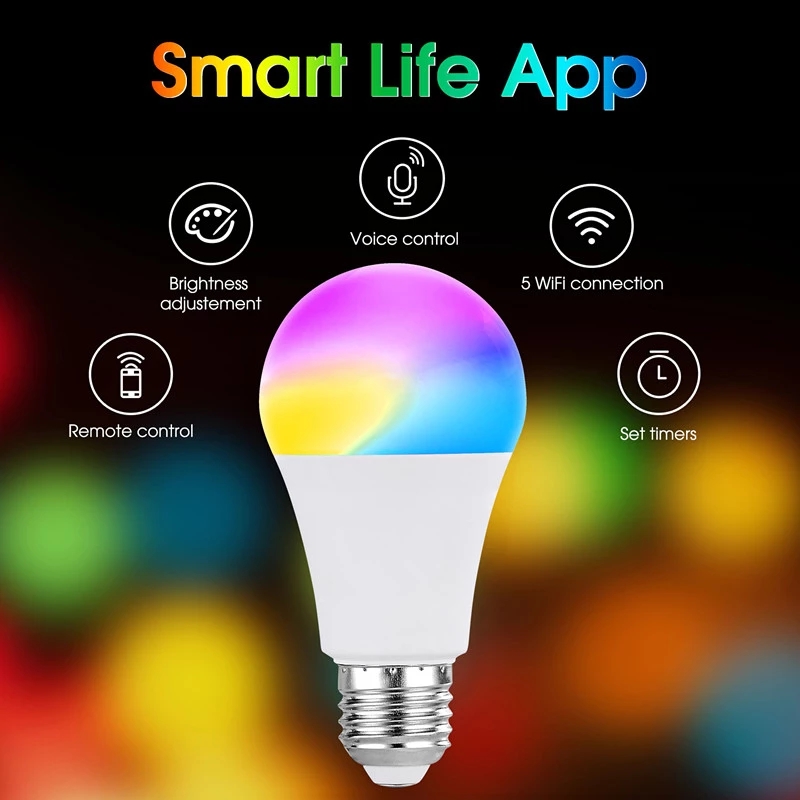 Tuya Wi-Fi RGB + CCT smart bulb — product information 8