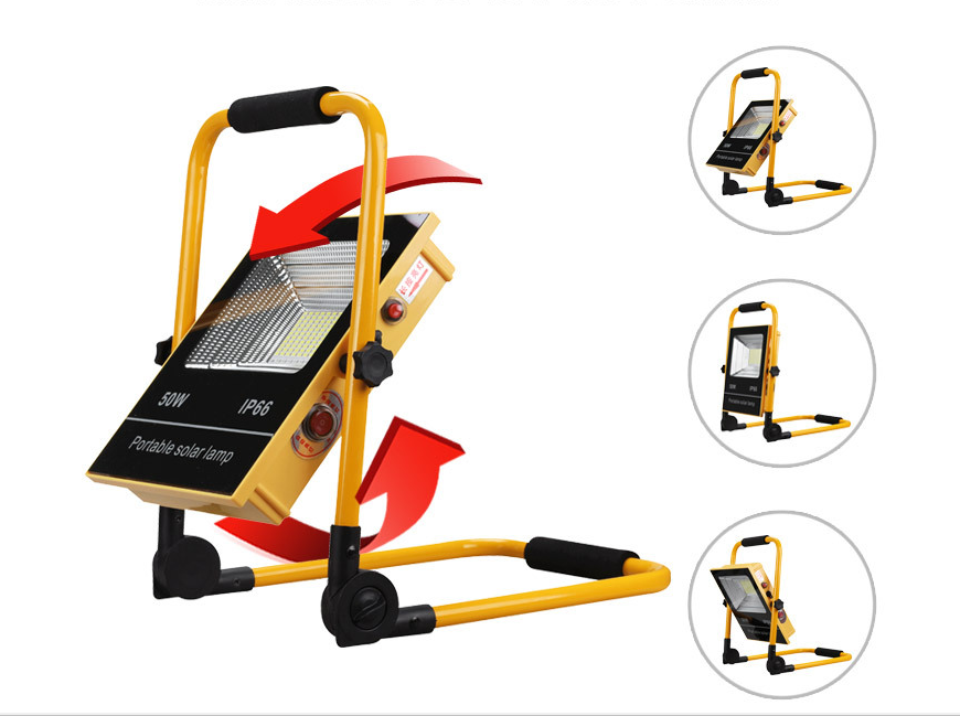 Portable solar work floodlight — product information 13