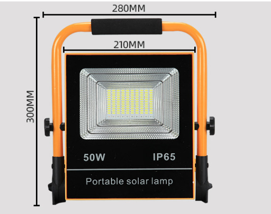 Portable solar work floodlight — product information 8