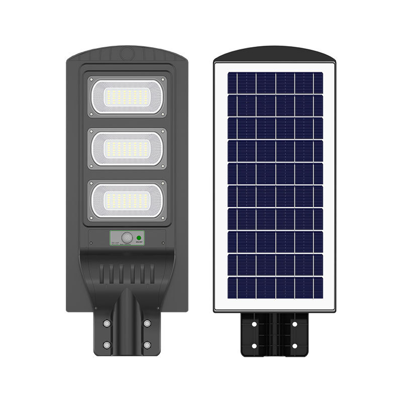 Integrated solar street light