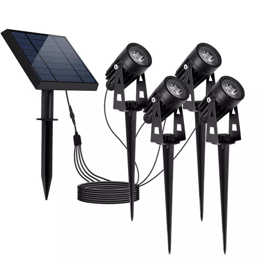 Solar garden landscape spotlight