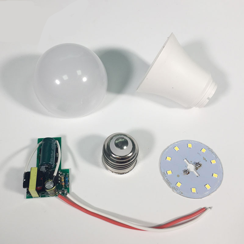 A60 SKD LED bulb components
